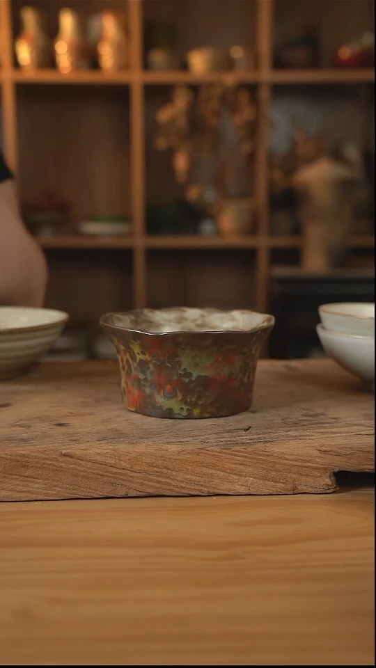 敦煌点彩系列的敦煌酸奶桶