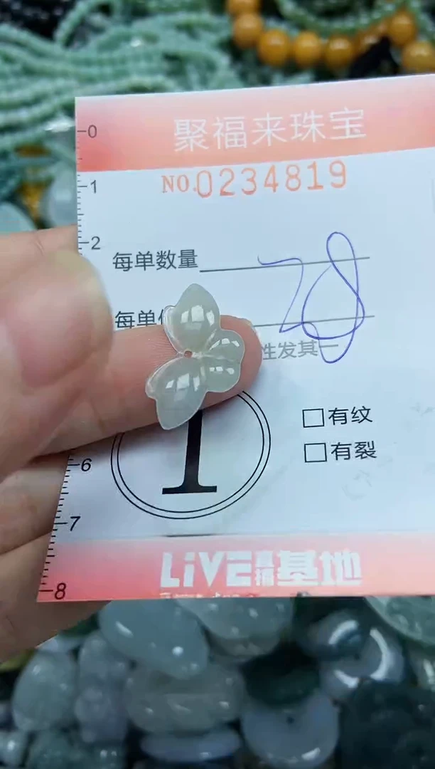 未镶嵌挂件翡翠闪购0234819