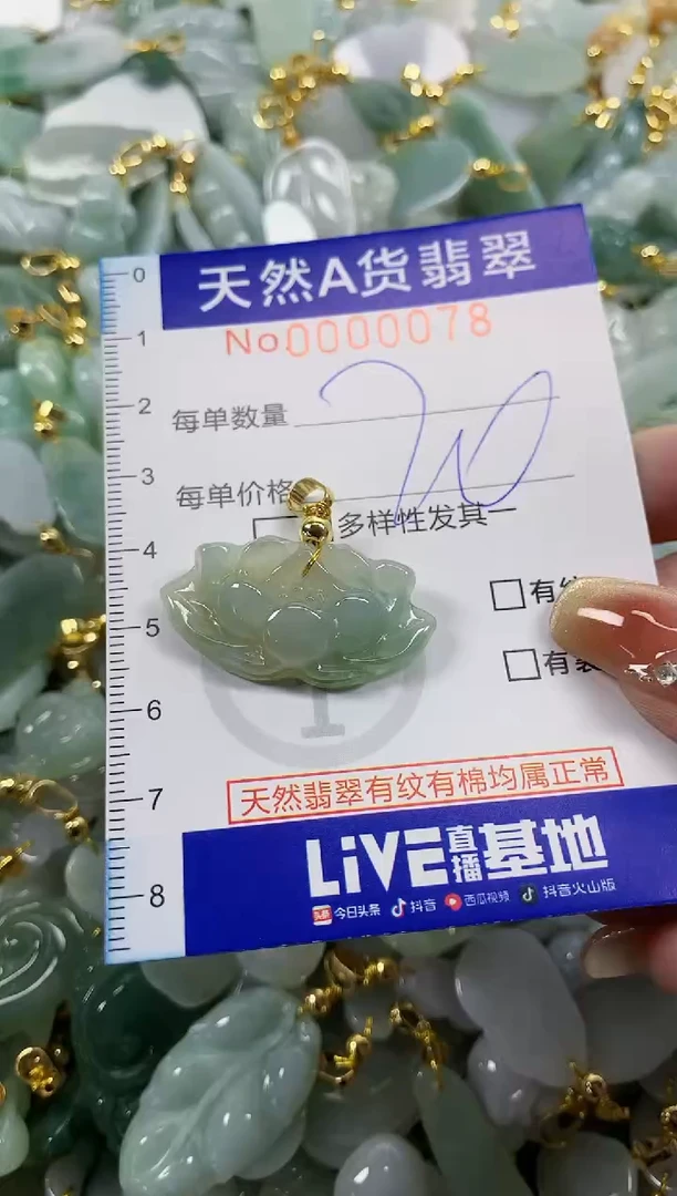 颈饰未镶嵌翡翠天然A货翡翠