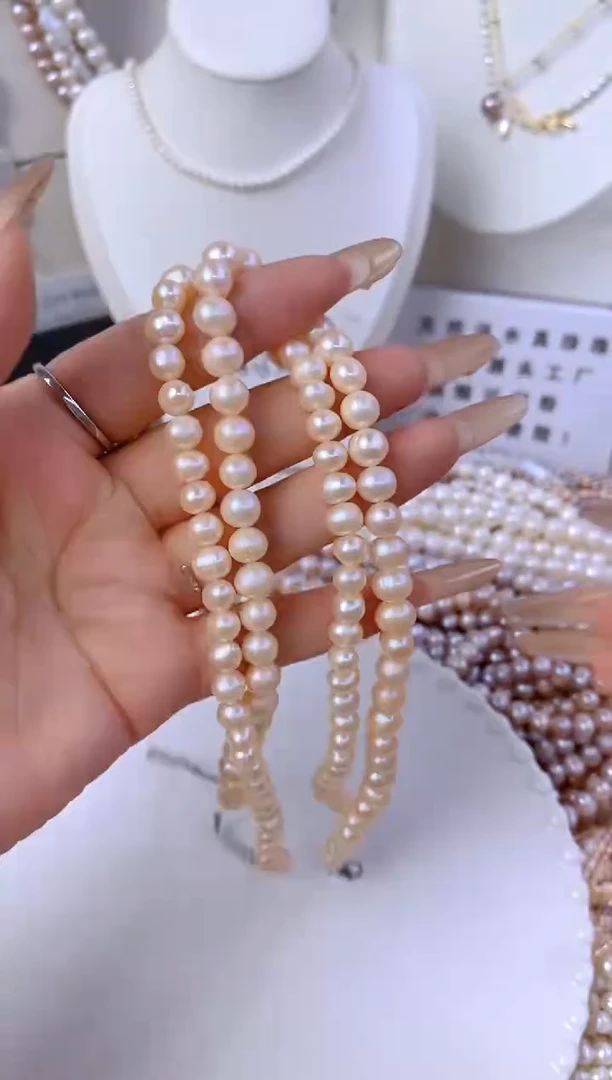 淡水珍珠未镶嵌颈饰L29