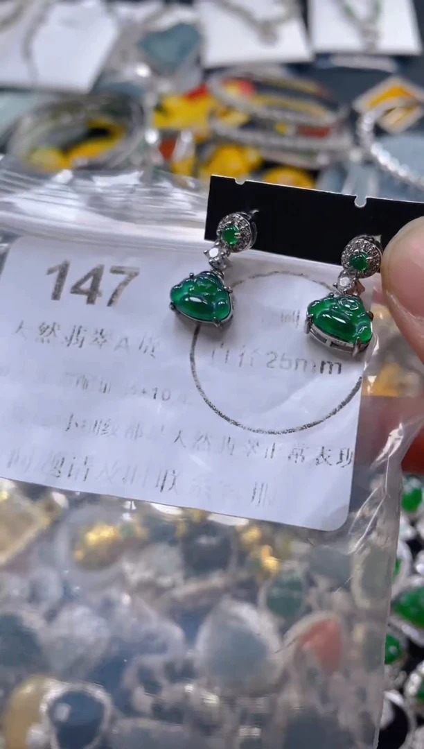 翡翠未镶嵌吊坠(不含链)147