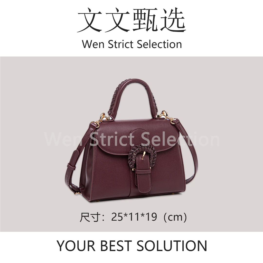 【文文甄选】QYX-81616-紫西梅-轻奢时尚百搭新款女包
