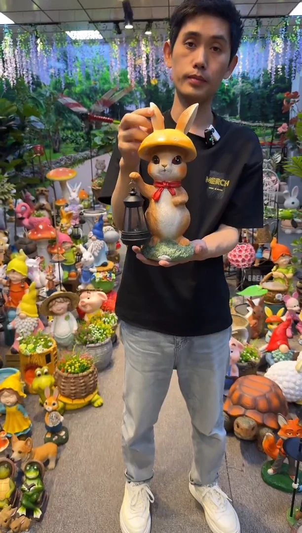 无花朵花园庭院摆件&00&