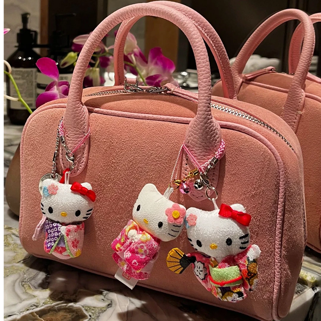 无品牌SANRIO限定包挂毛绒御守娃娃迷你玩偶公仔三丽鸥kitty挂件