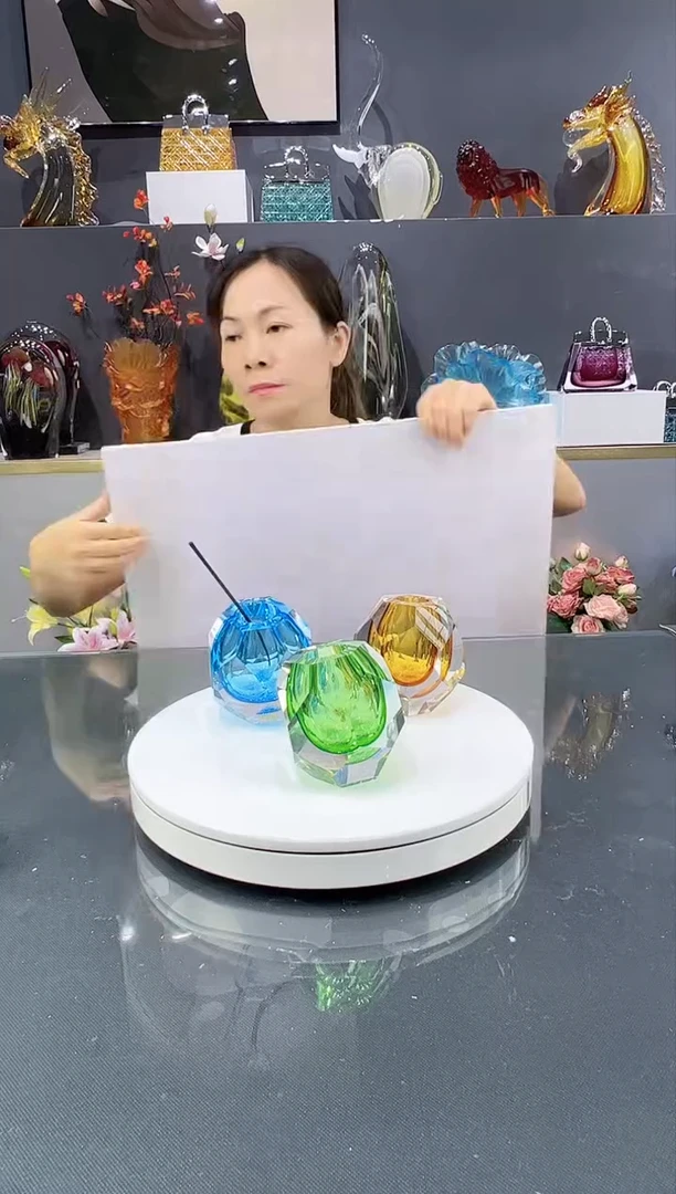 琉璃水晶琉璃香薰瓶1个 下单备注颜色