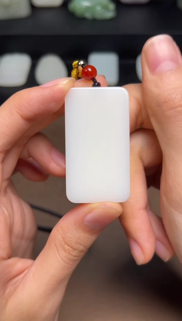 和田玉未镶嵌颈饰35