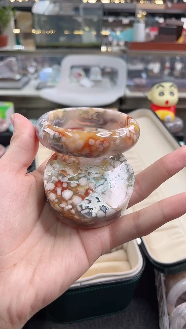 未镶嵌手镯石英质玉瑾圈口（赠品镯心）