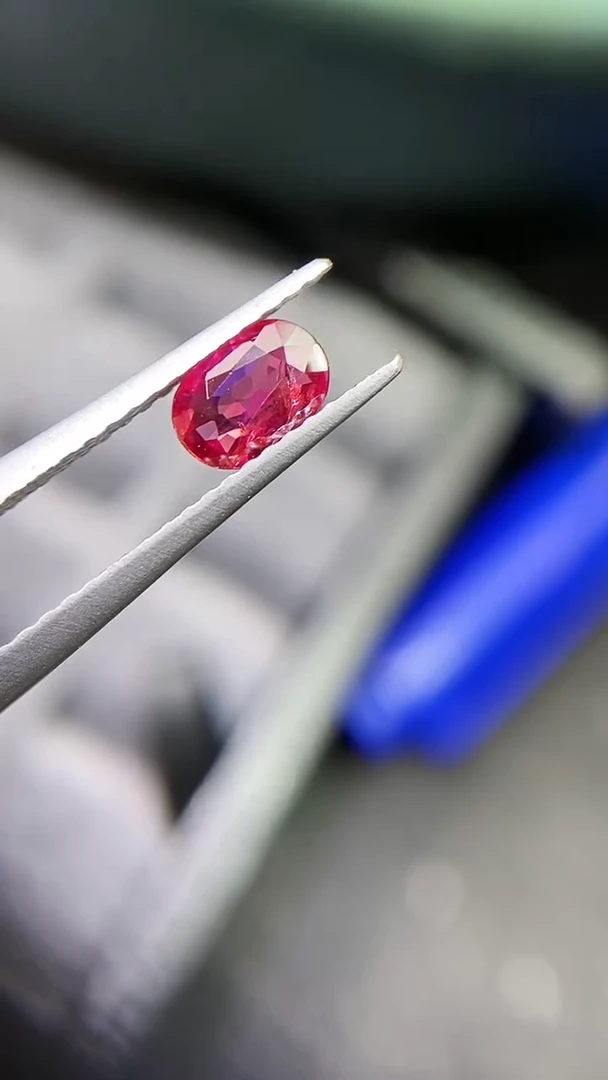 【闪购商品】定制红宝石定制未镶嵌无烧grc国际证书玻璃体0.5克拉