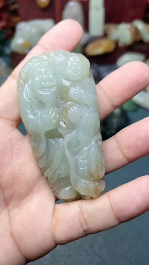 未镶嵌和田玉把件-