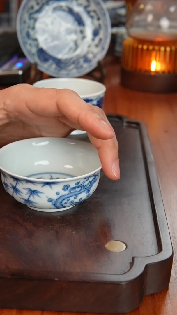【闪购商品】景德镇镹曰陶手工手绘柴窑茶具