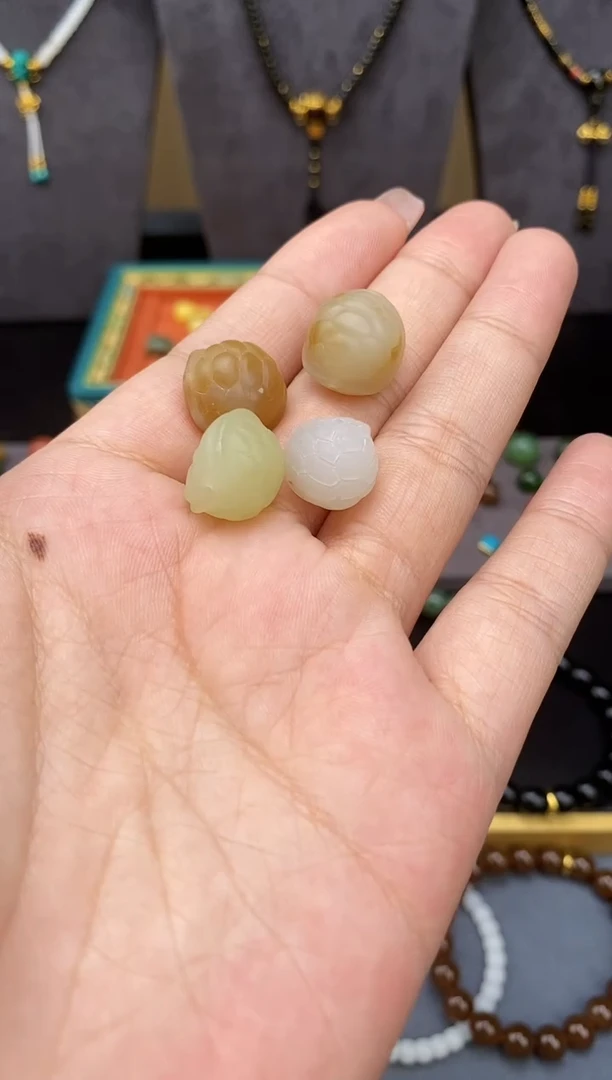 未镶嵌和田玉挂件龟背-拍一发一多样性发货