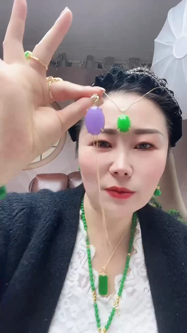 【闪购商品】翡翠颈饰14K金镶嵌A30号