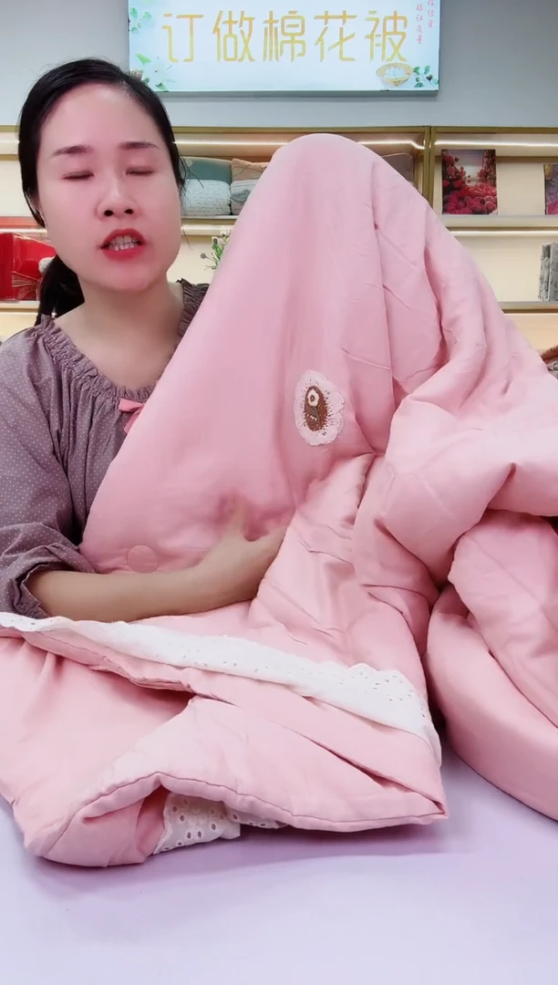 棉高品质贴布绣秋冬被