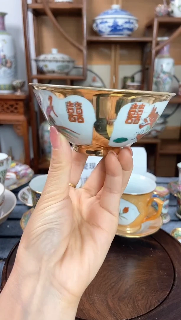 瓷片微瑕景德镇窑厂瓷摆件单件