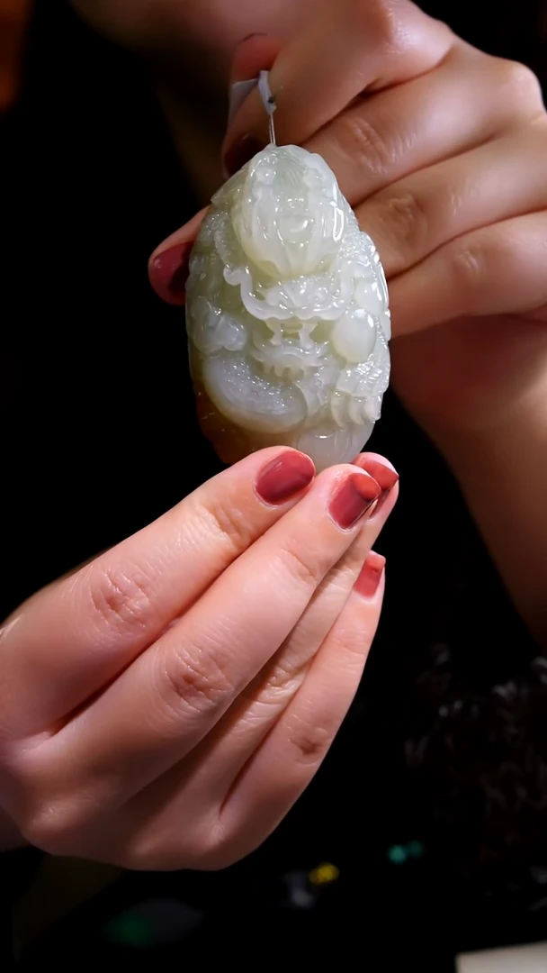 吊坠(不含链)未镶嵌和田玉JJD1206071多样性发一