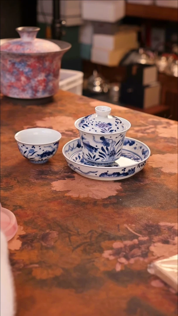 【闪购商品】陶瓷茶具（无礼盒无茶盘）@@A11985