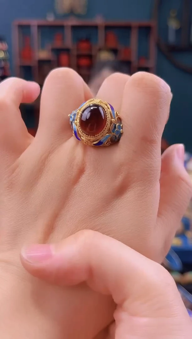 非遗花丝镶嵌戒指