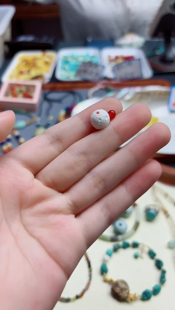 玛瑙/玉髓配饰未镶嵌玛瑙星球配饰*1 XD