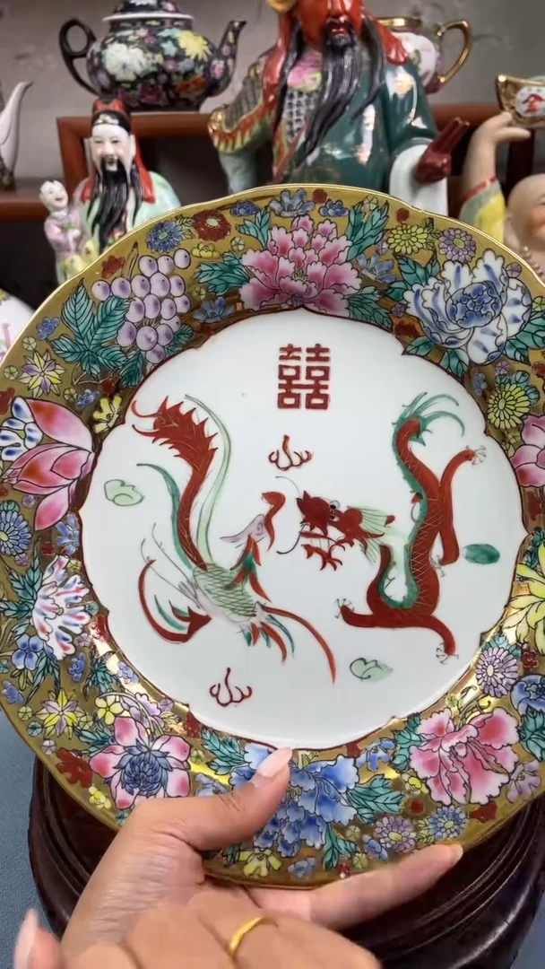 瓷片微瑕慎拍景德镇窑老厂瓷器单件