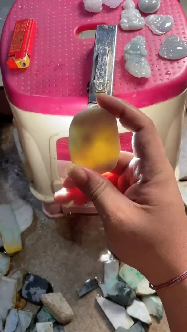 配石翡翠翡翠边角料未加工52