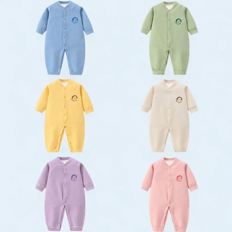 [新款式]春秋多色无骨升级舒适保暖衣宝宝衣服婴儿衣服幼衣服哈衣