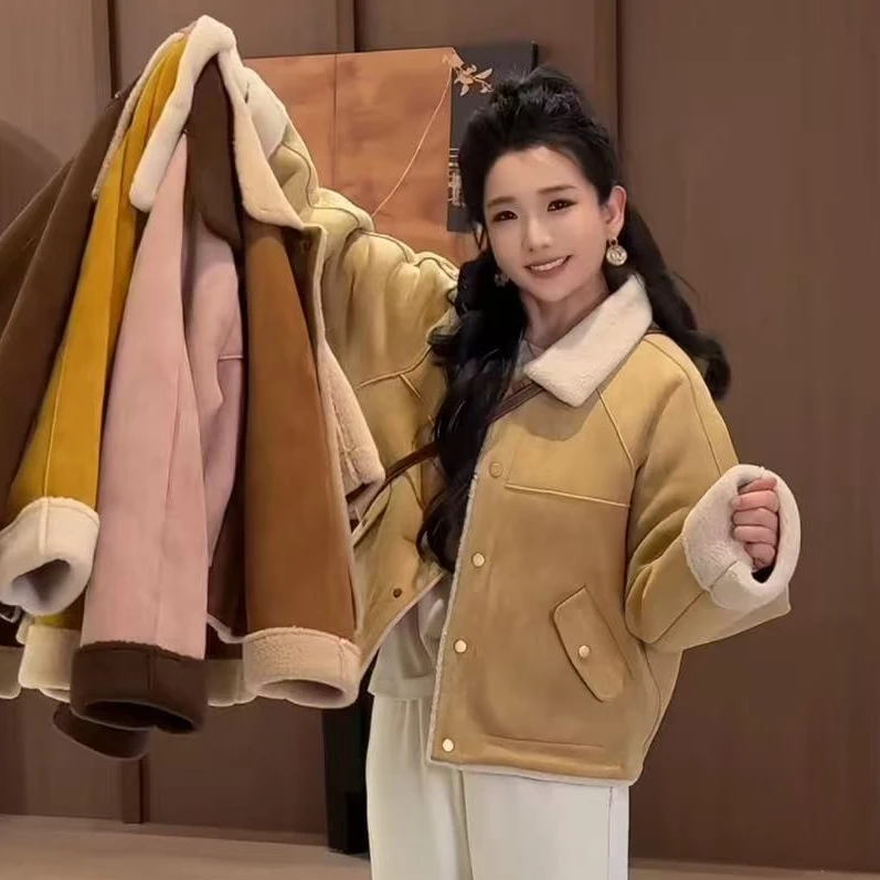 拿恋JGCHY6020【糖炒栗子 】时尚外套6020网红休闲宽松