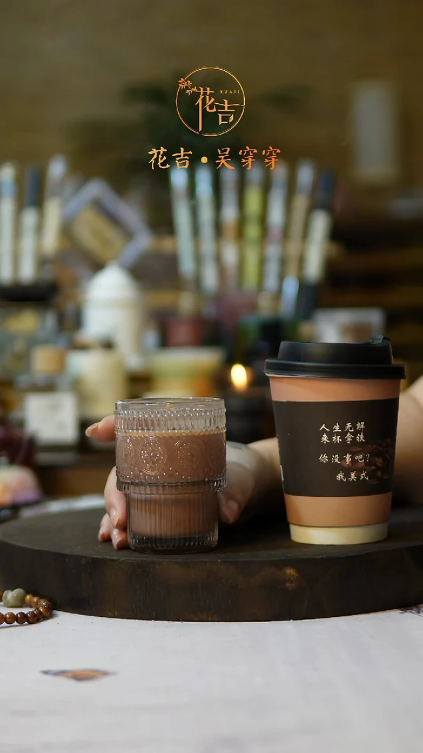 线香花吉手作香系列咖啡杯 美式