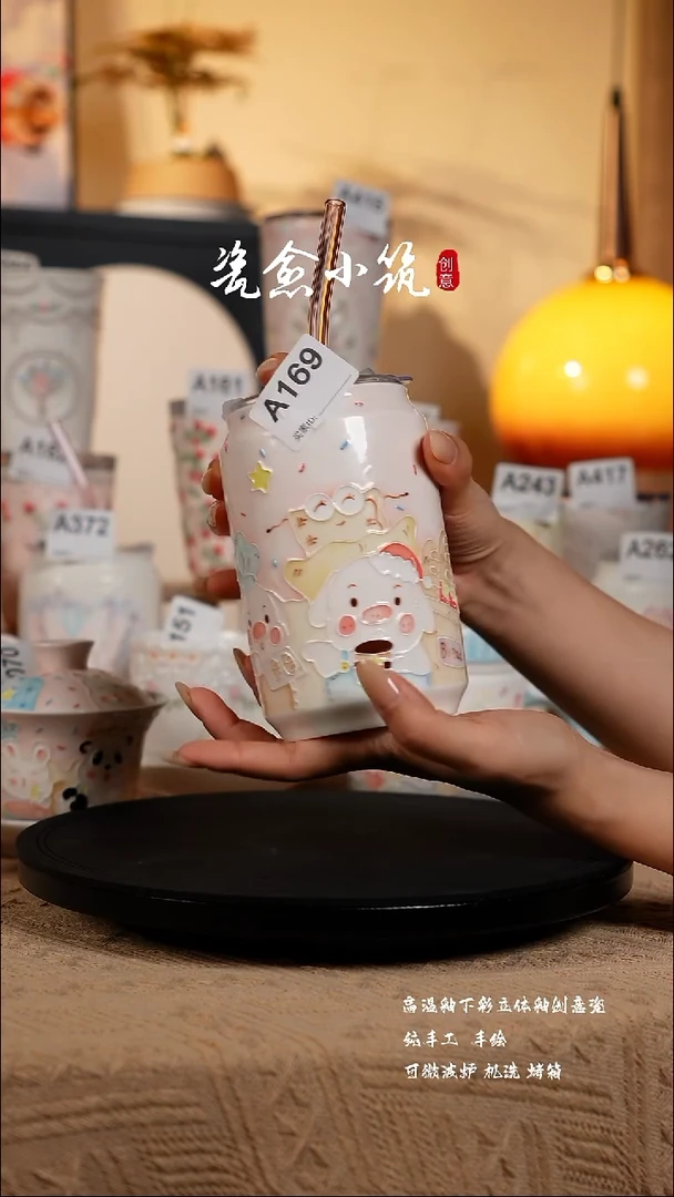 景德镇高温釉下彩创意瓷