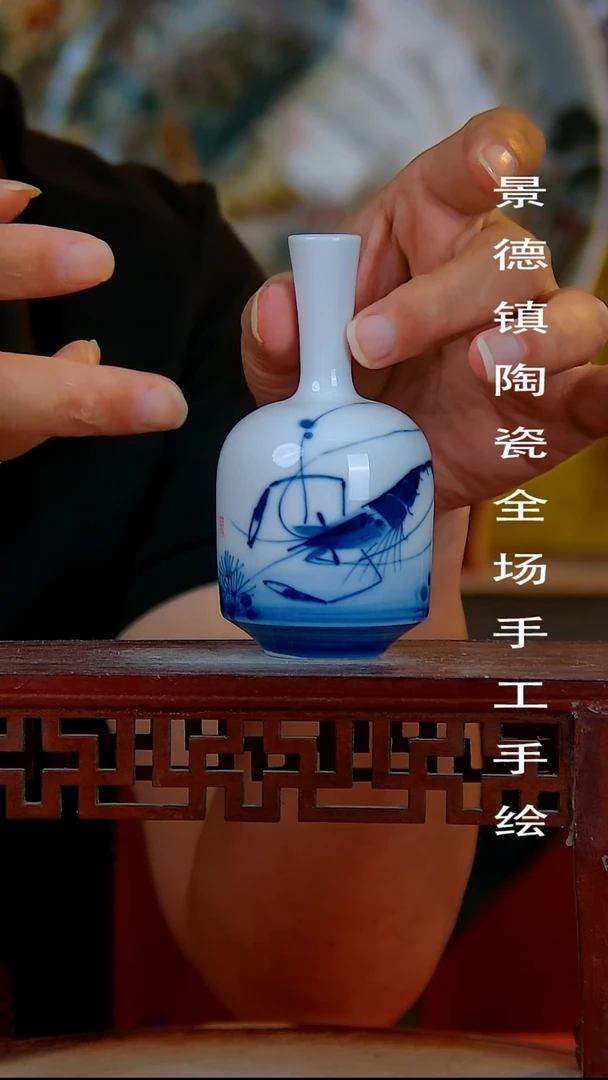 摆件景德镇陶瓷 全场手工手绘