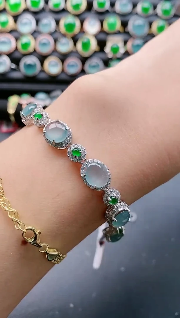 【闪购商品】翡翠戒指银S925镶嵌1111111