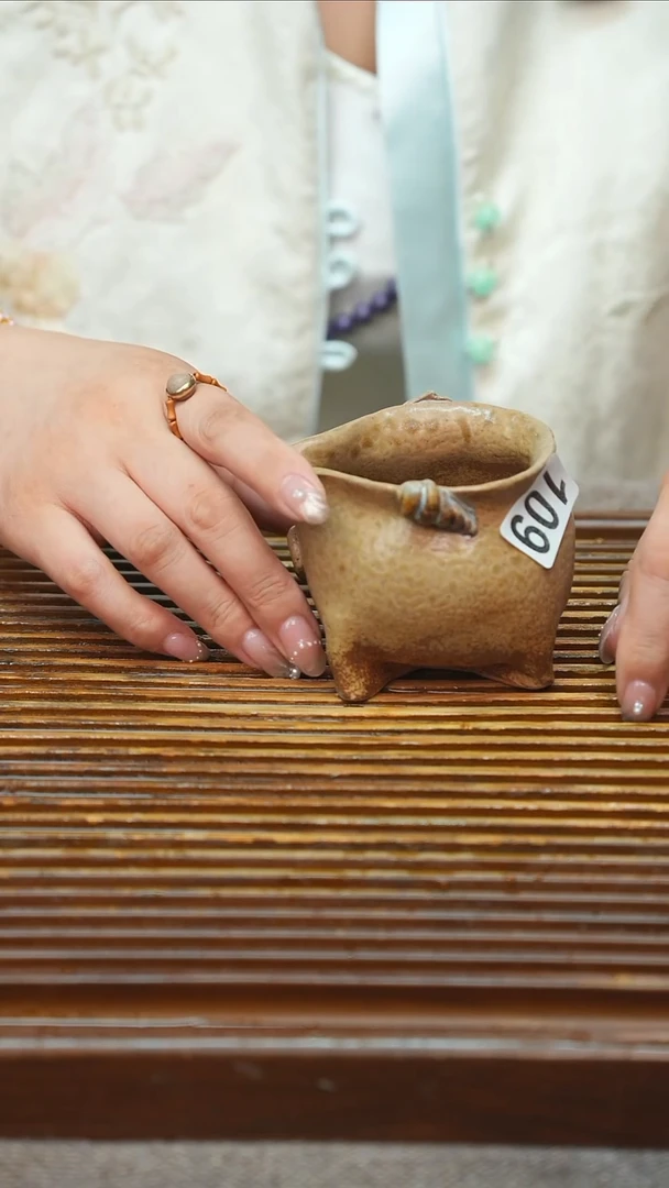 万古烧粗陶手工茶具