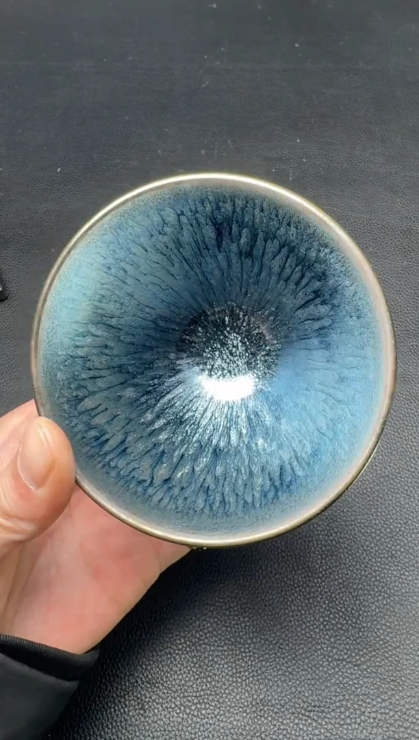 【闪购商品】茶盏建盏故事荣宝斋蔡龙百花157