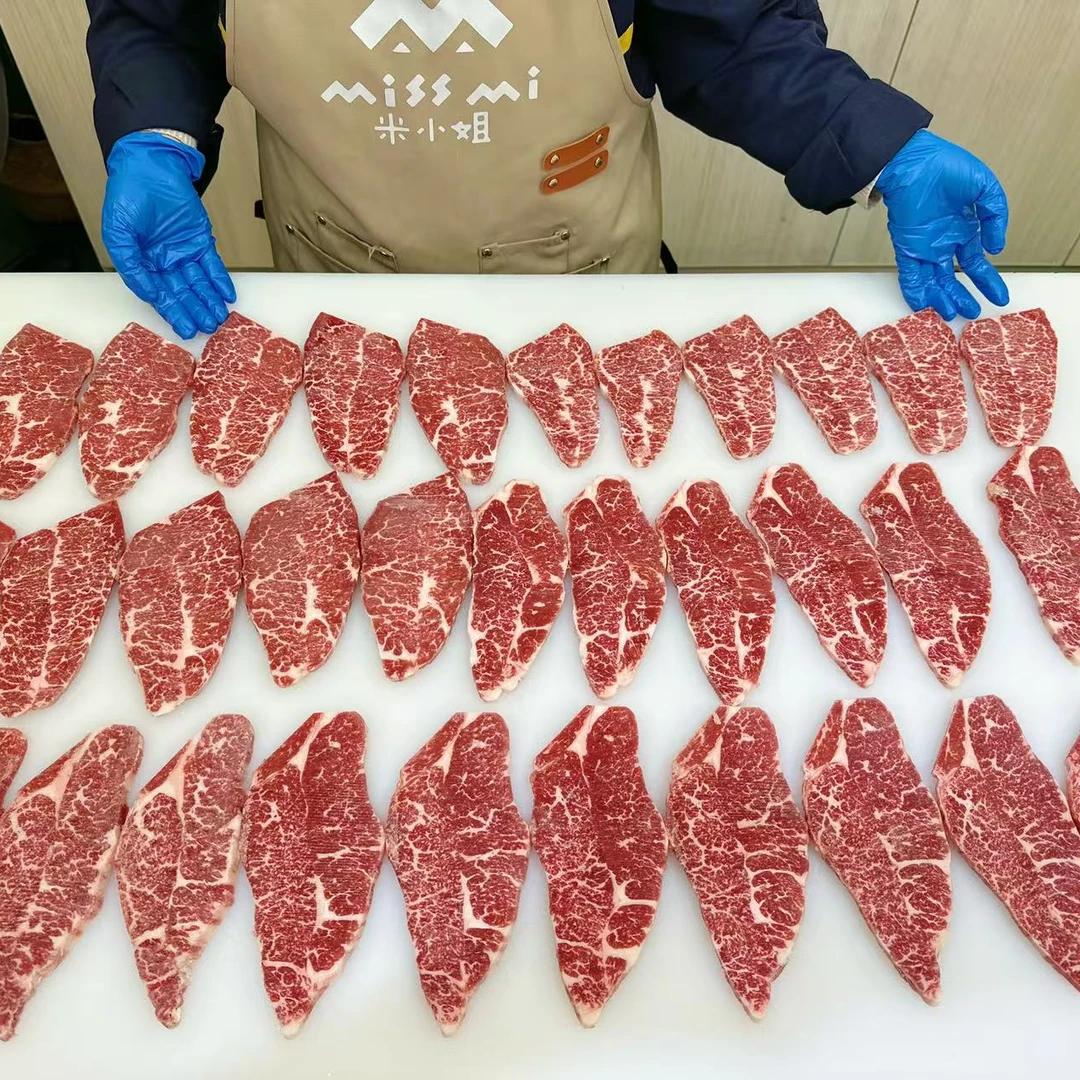 原切牛排澳洲和牛M6-7眼肉盖烤肉片1200g