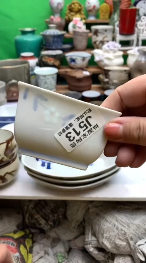 【闪购商品】盖碗海外回流瓷器