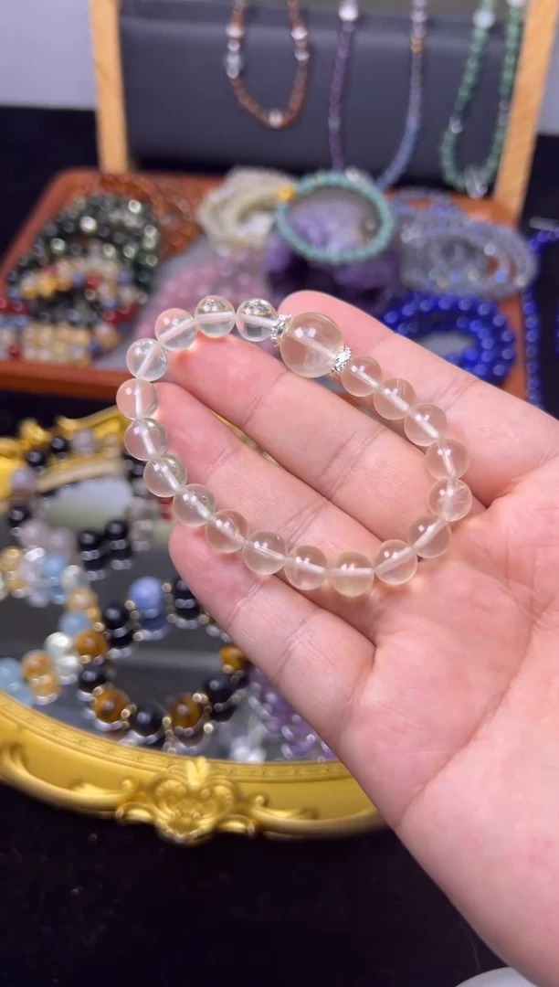 未镶嵌手链水晶柠檬黄设计款