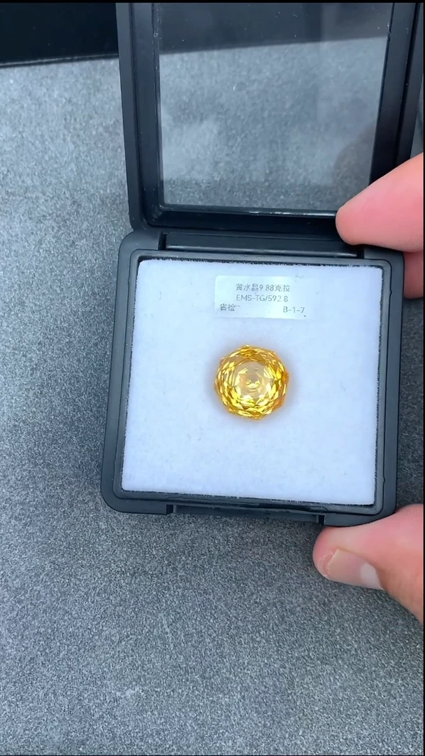 未镶嵌项链水晶9.88克拉