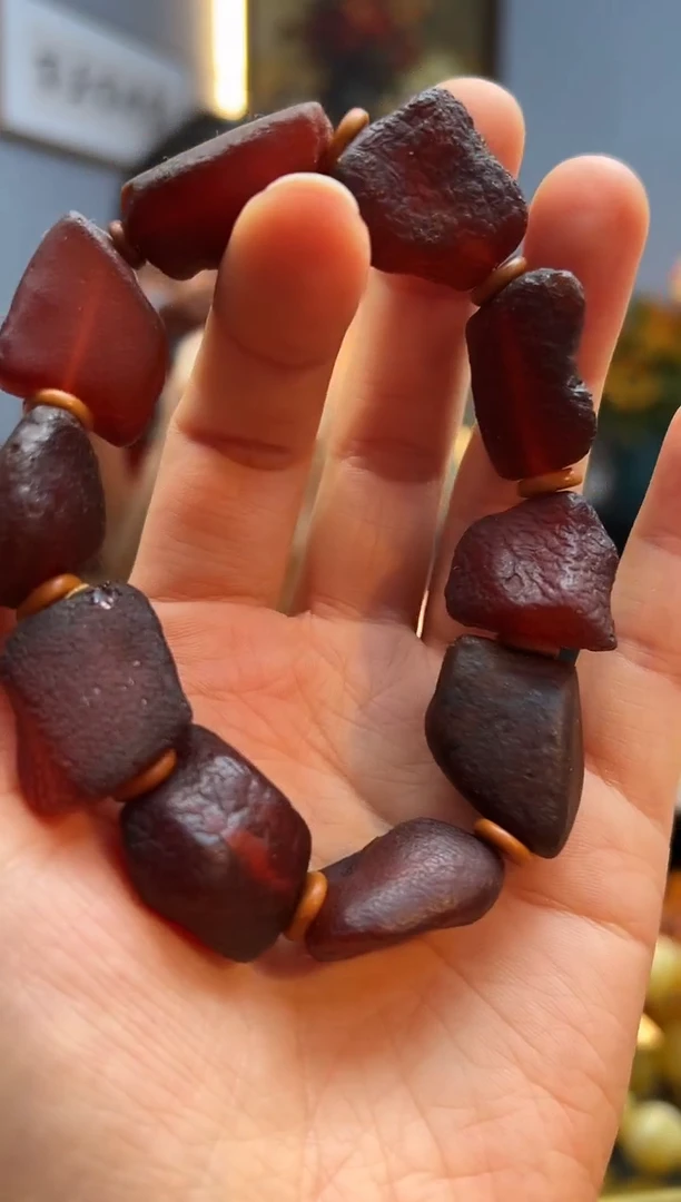 手链琥珀未镶嵌手串