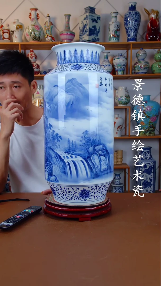 现代景德镇手工手绘陶瓷摆件50
