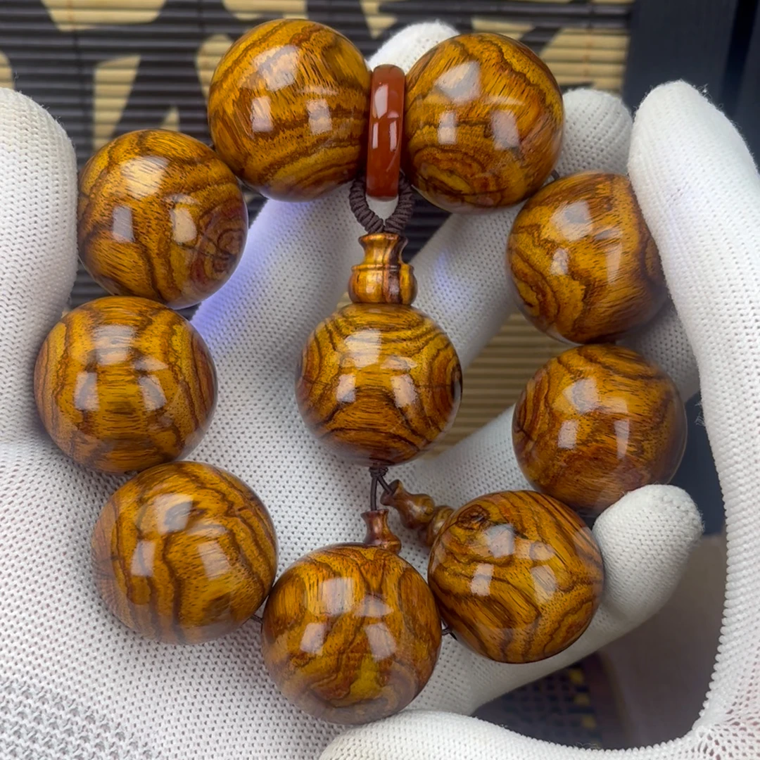 3.0精品海南黄花梨手串A宝藏文创