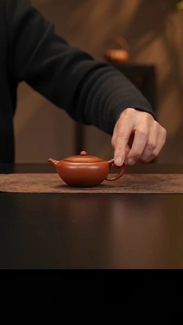 【闪购商品】紫砂茶壶允禾斋wdx 朱泥 钵盂