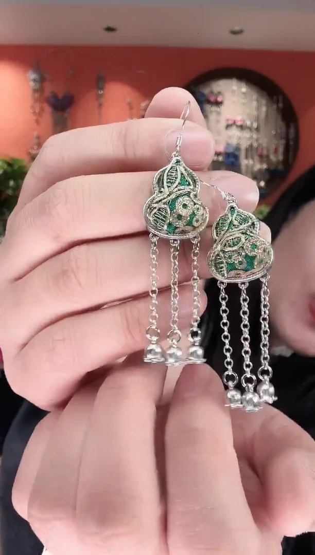 织绣长红绣艺坊耳环37