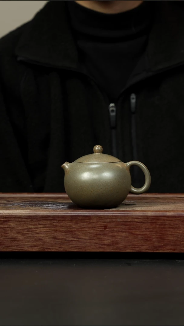 茶壶紫砂蟹壳青柴烧 西施