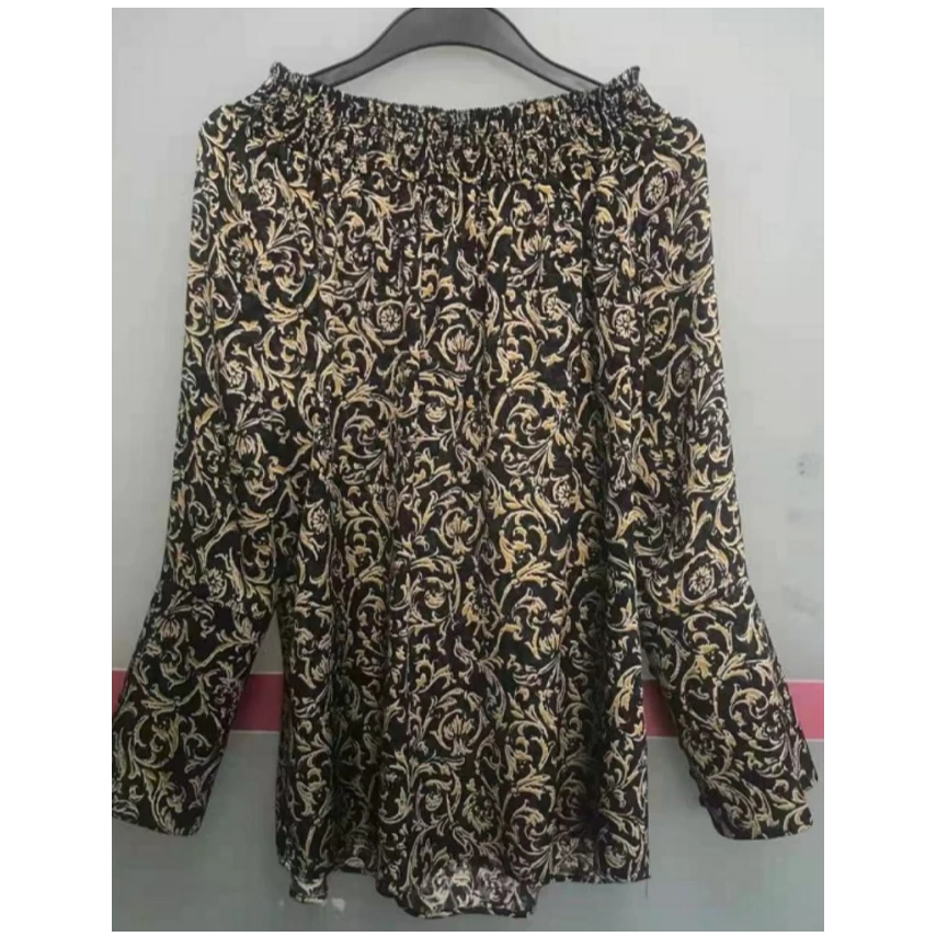 【南油玲姐】花色长袖衬衣57087