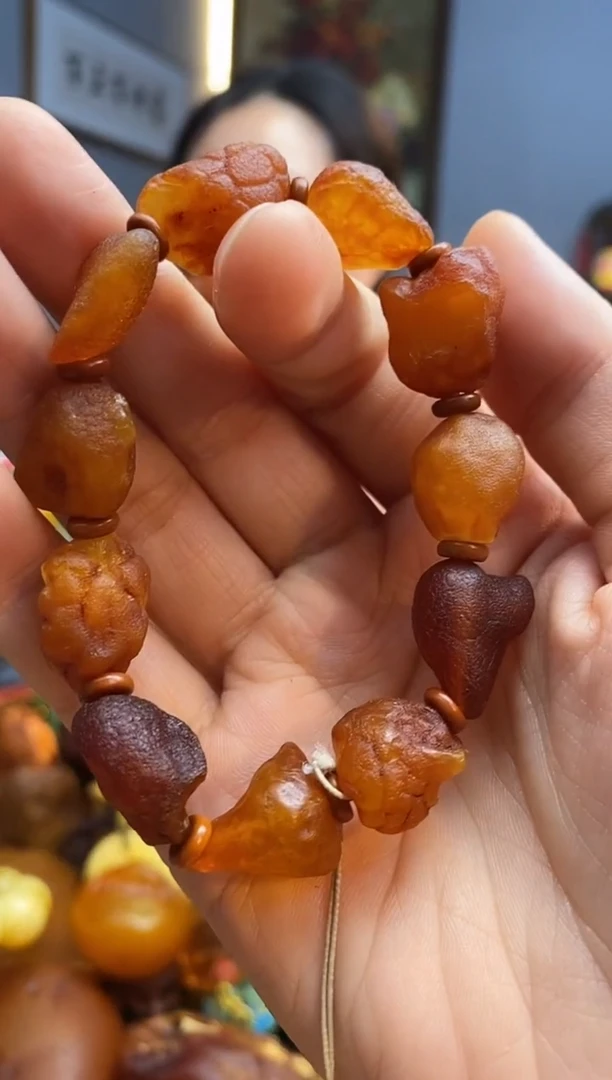 未镶嵌琥珀手串手串