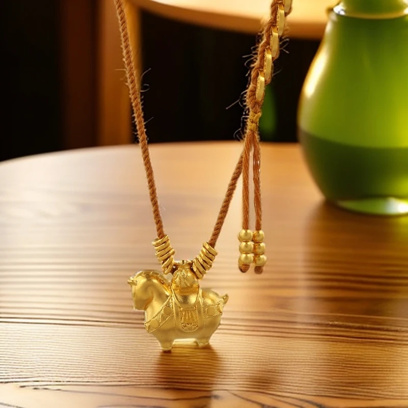 CBAI/菜百QHD足金饰品 足金999‰ 马