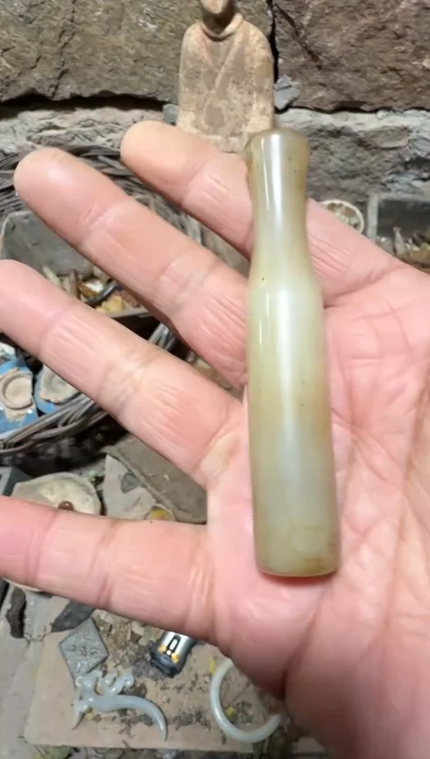 未镶嵌岫岩河磨玉（透闪石质玉）挂件玉器555555