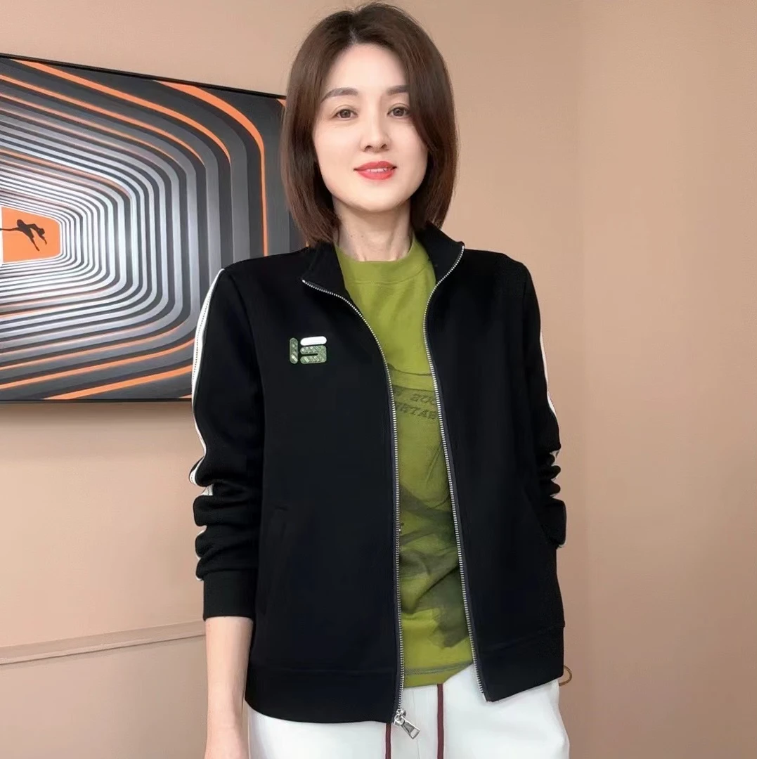 2025新款运动休闲女士棒球服拉链开衫洋气时尚百搭外套-03