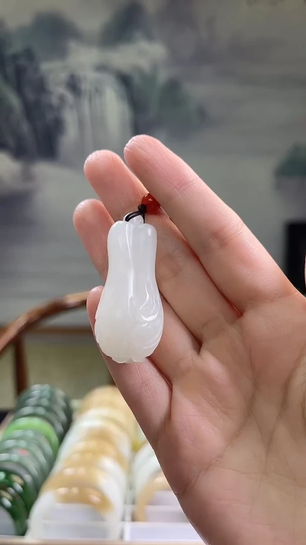 未镶嵌手串和田玉白菜