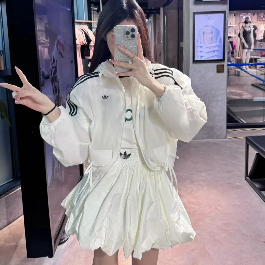 adidas/阿迪达斯WINDBREAKER 经典运动连帽时尚夹克外套 KB8964