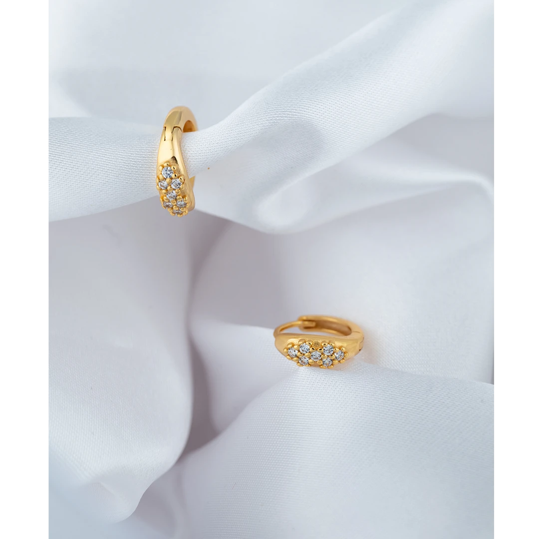 925银合成锆石耳饰 纯银满天星耳扣气质轻奢百搭sweetcrush耳钉